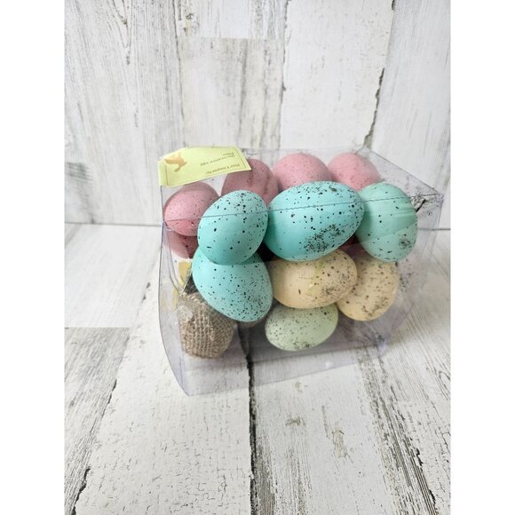 Pier 1 egg set Easter filler basket speckled decor centerpiece - Picture 1 of 5